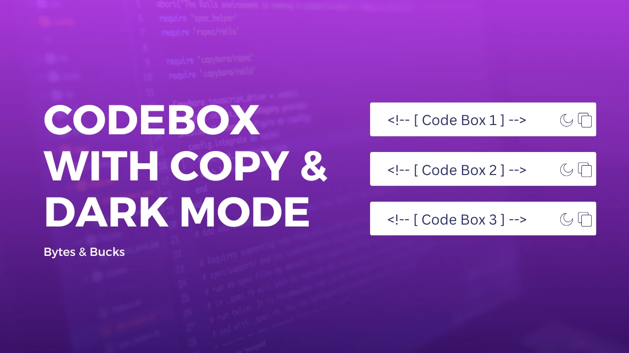 Codebox copy paste